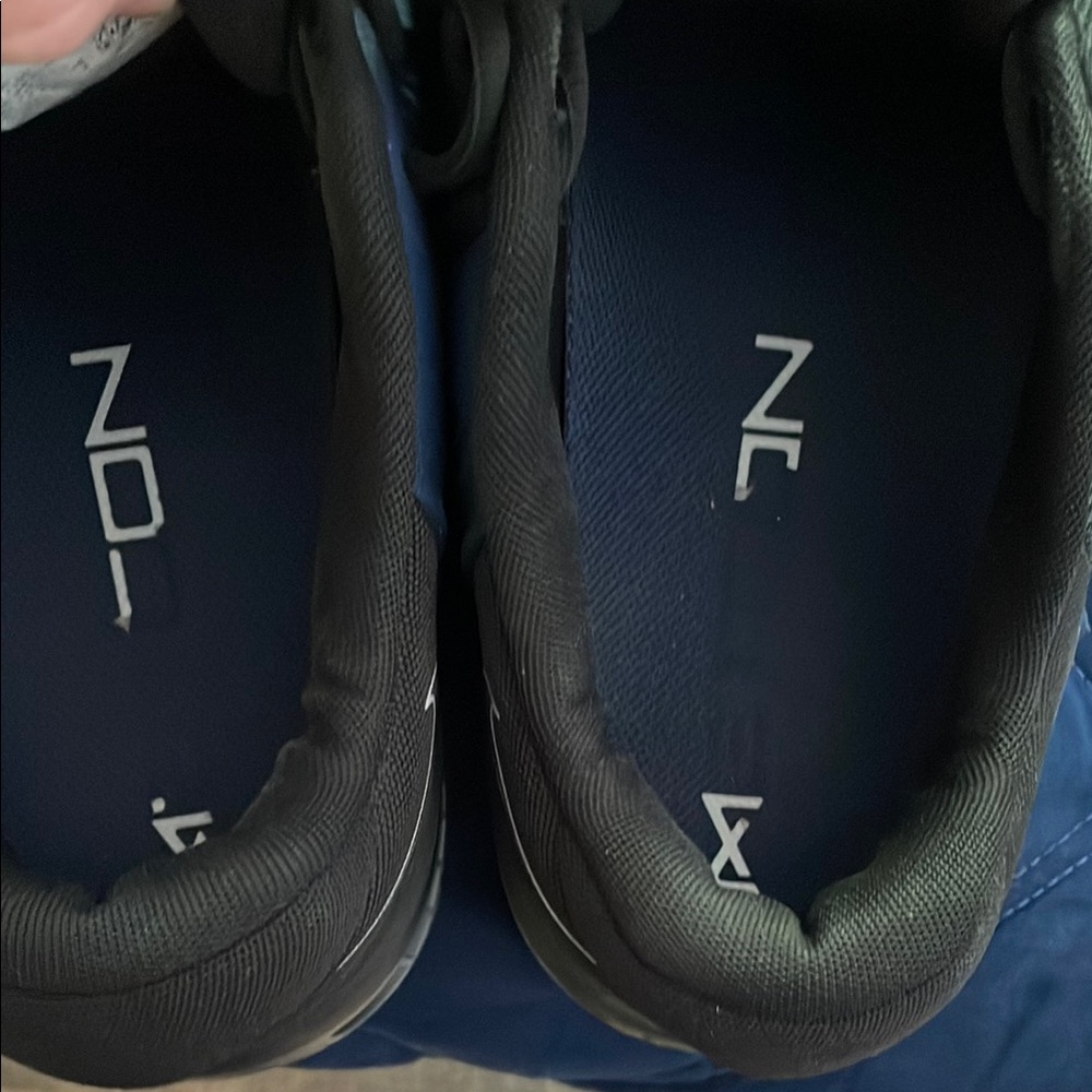 Nike Men's Black and Blue Athletic Shoes - Picture 5 of 6